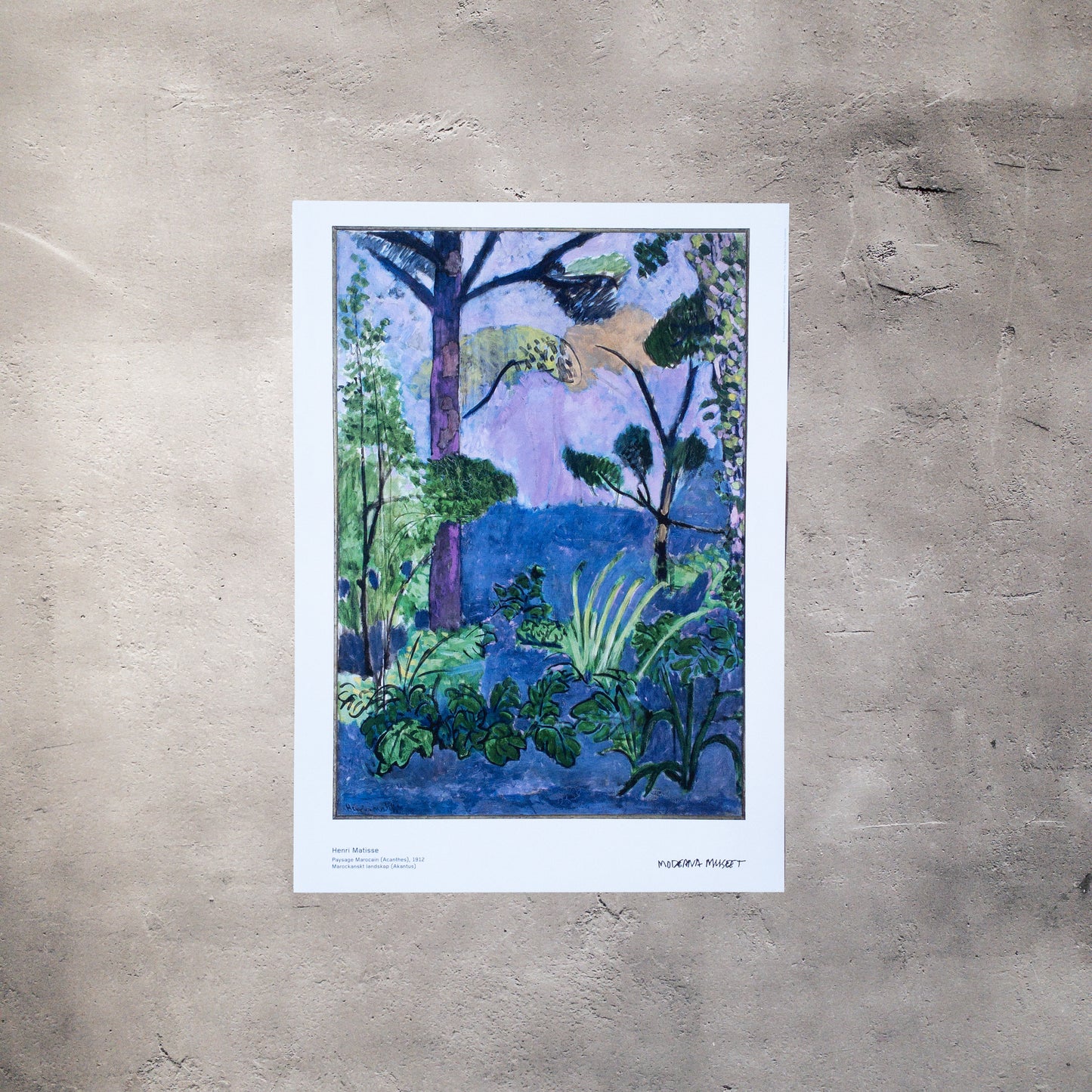 アンリ・マティス スウェーデン ミュージアムポスターⅠ