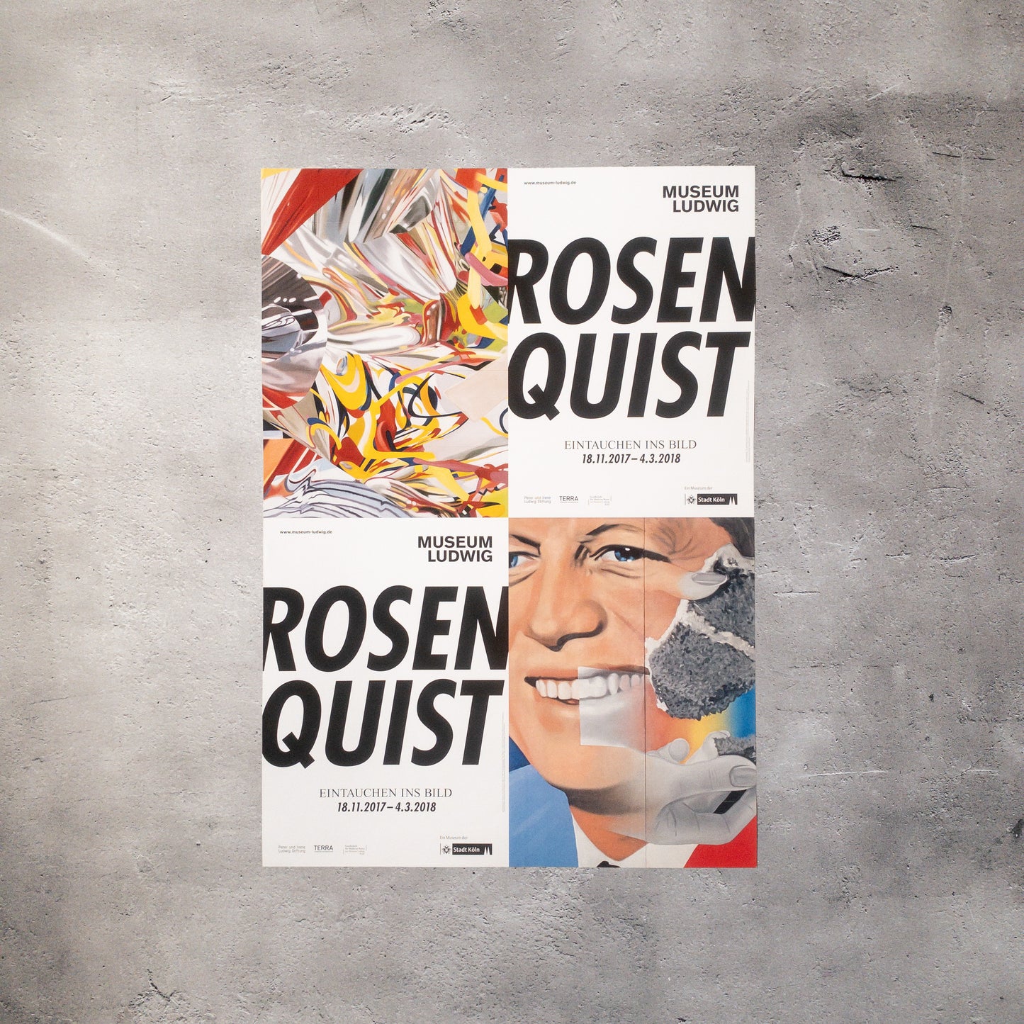 ジェームス・ローゼンクイスト エキシビジョンポスター