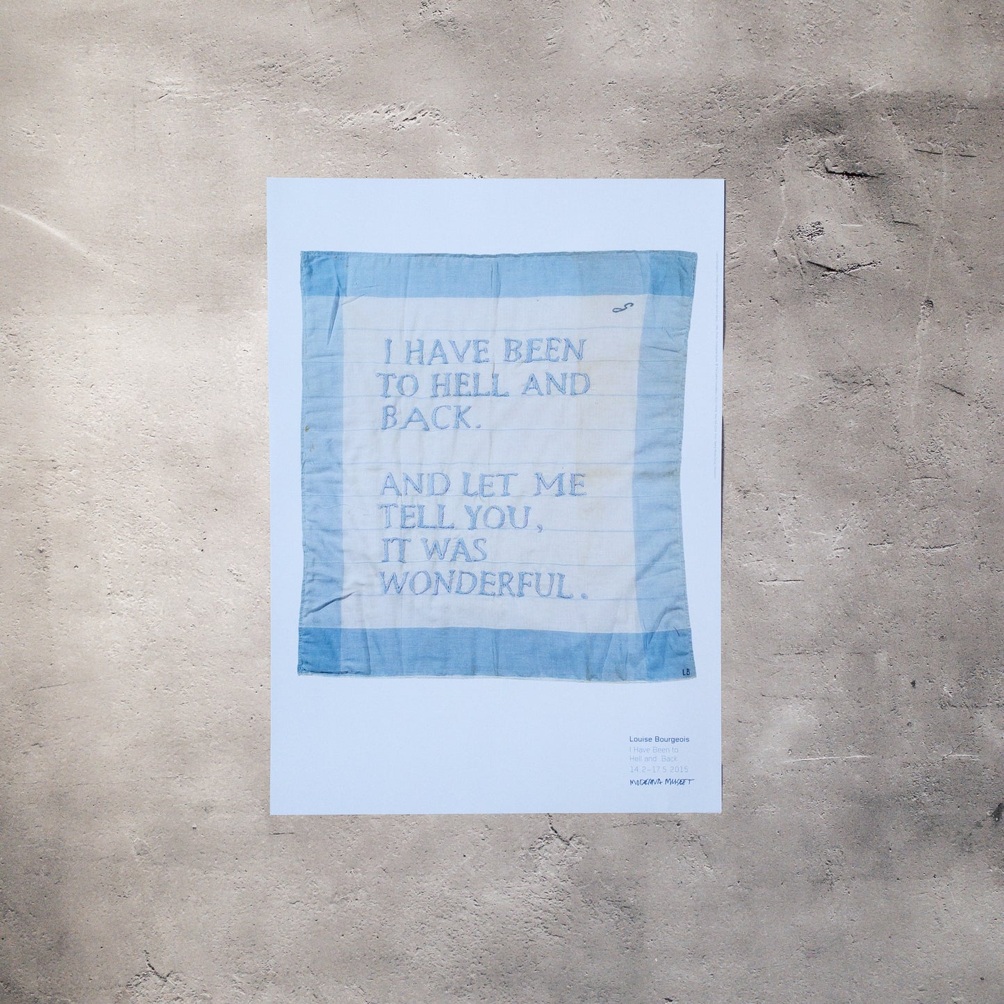 ルイーズ・ブルジョワ エキシビジョンポスターⅠ