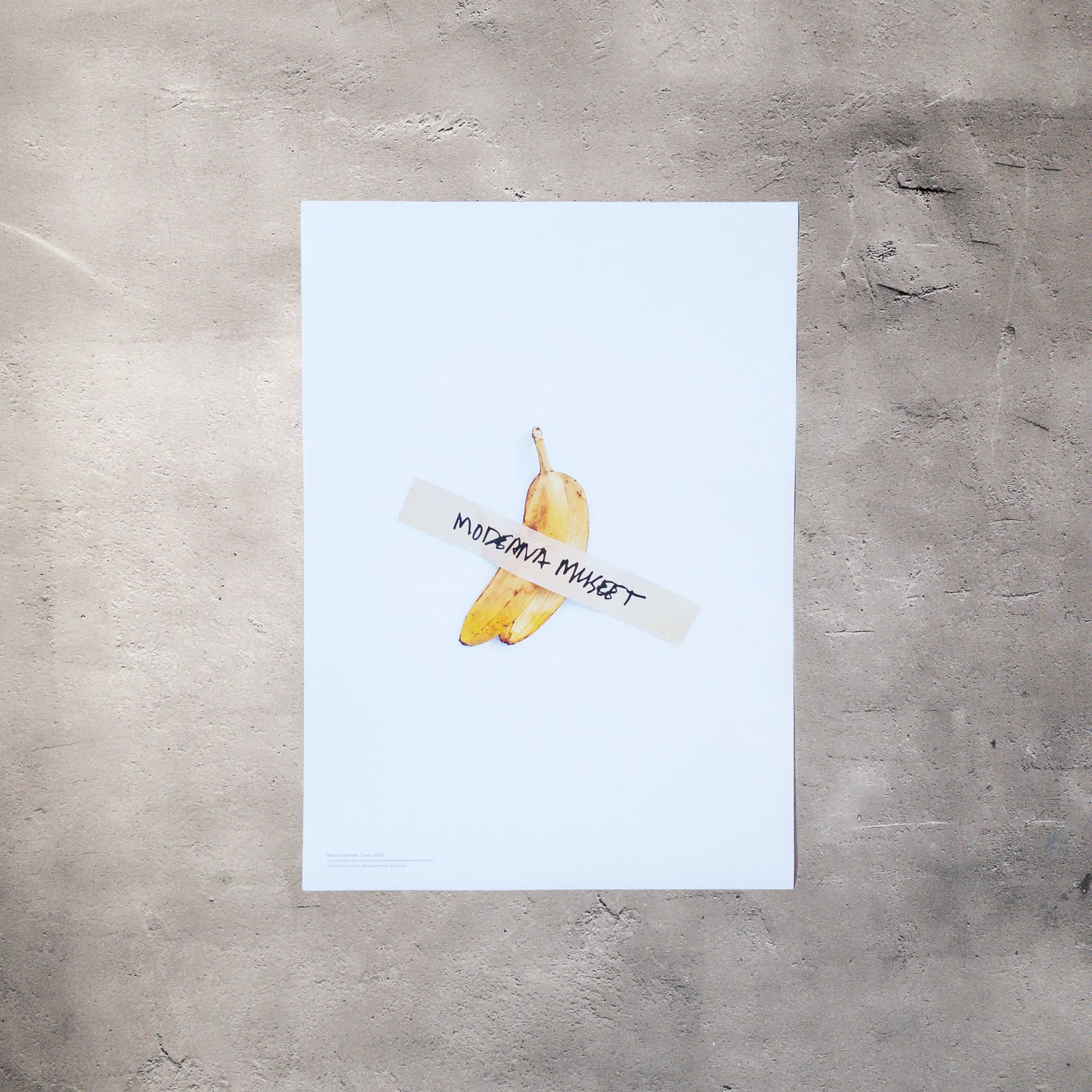 マウリツィオ・カテラン エキシビジョンポスター