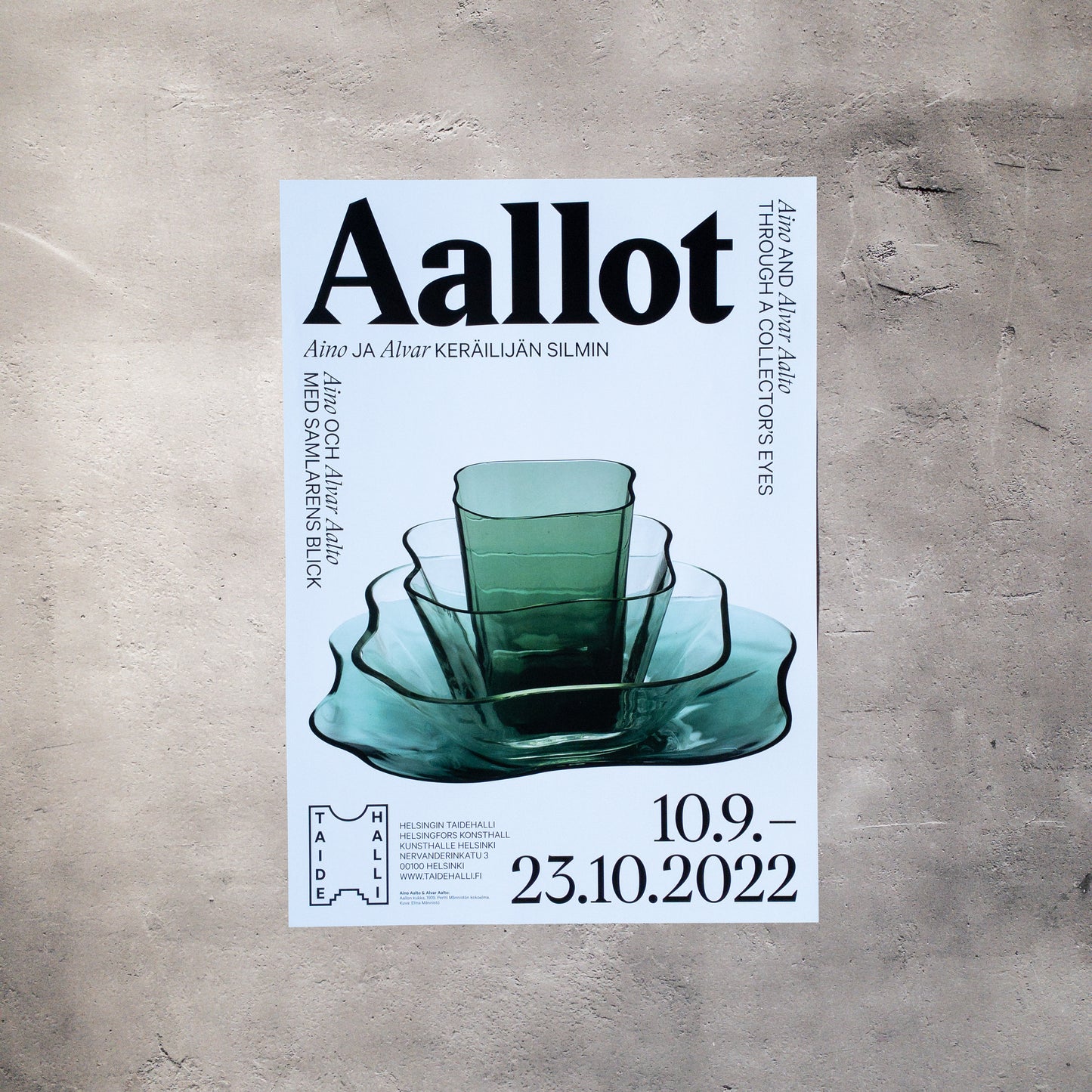 アルヴァ・アアルト&アイノ・アアルト エキシビジョンポスター