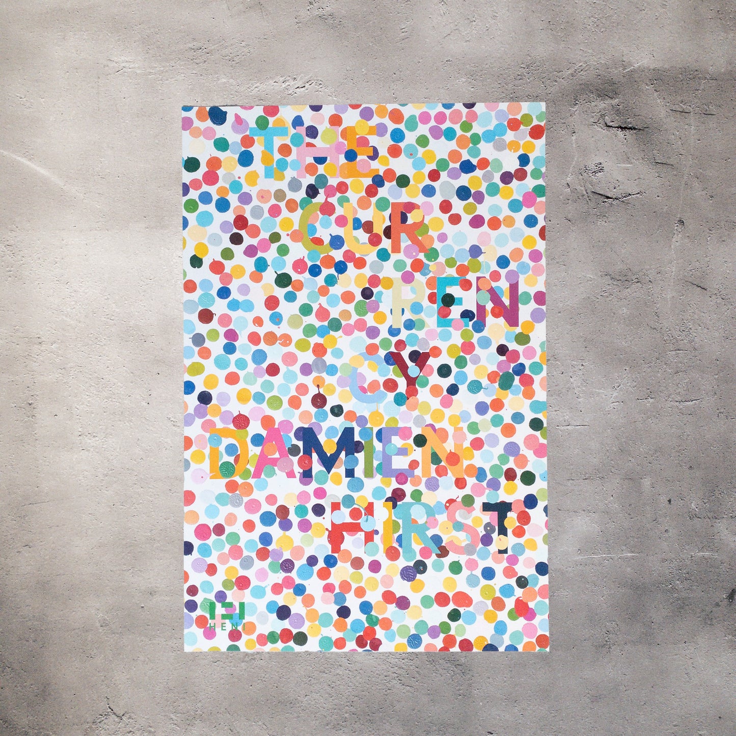 ダミアン・ハースト The Currency PinkエキシビジョンポスターⅡ