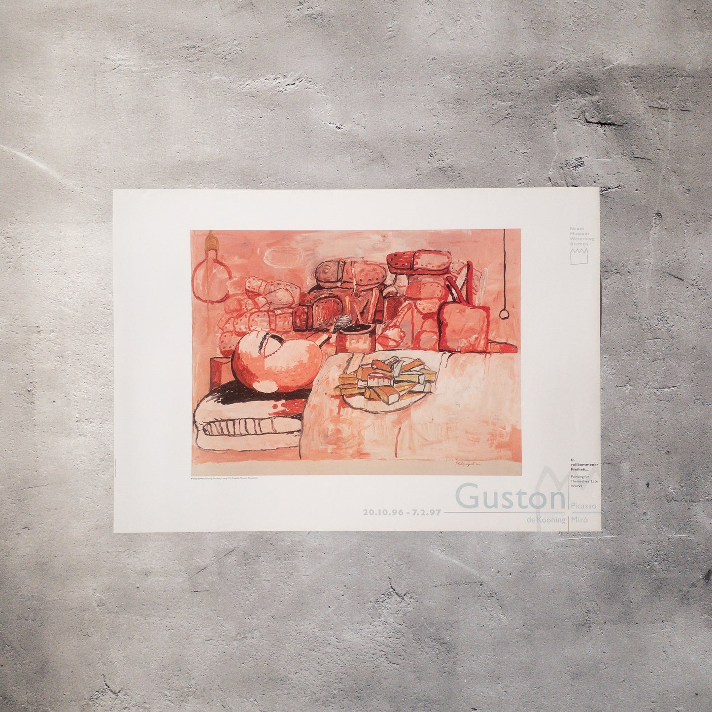 フィリップ・ガストン エキシビジョンポスター