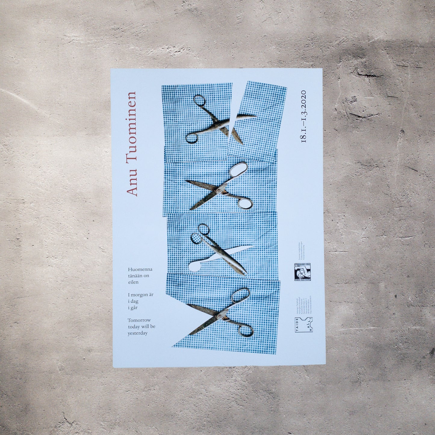 アヌ・トゥオミネン フィンランド エキシビジョンポスターⅡ