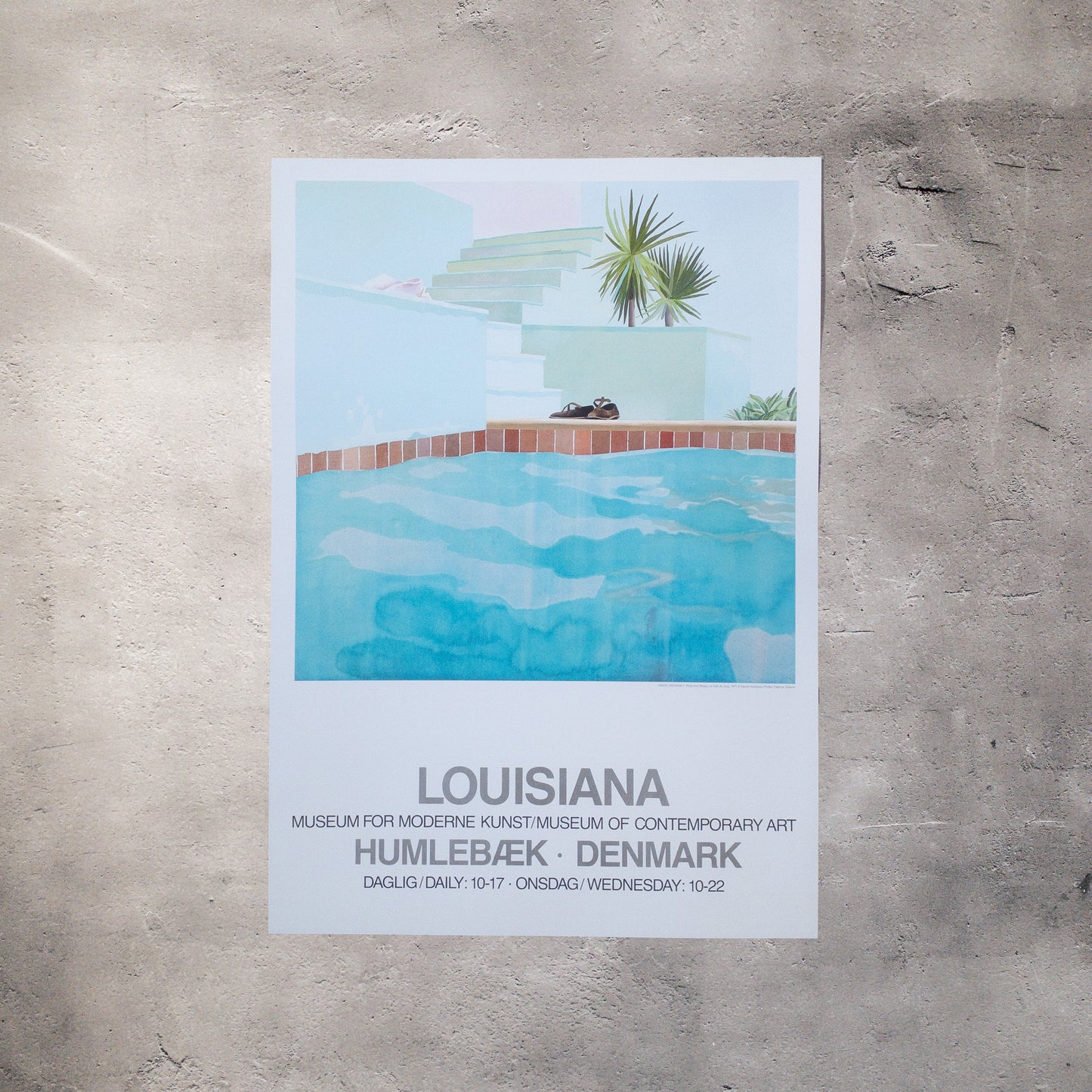 デイヴィッド・ホックニー スウェーデン ミュージアムポスター