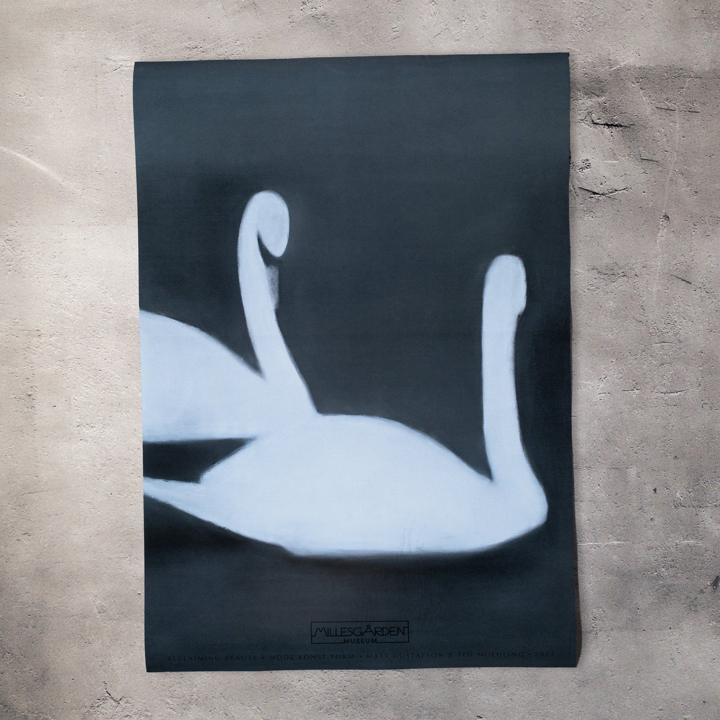 マッツ・グスタフソン エキシビジョンポスター スワン