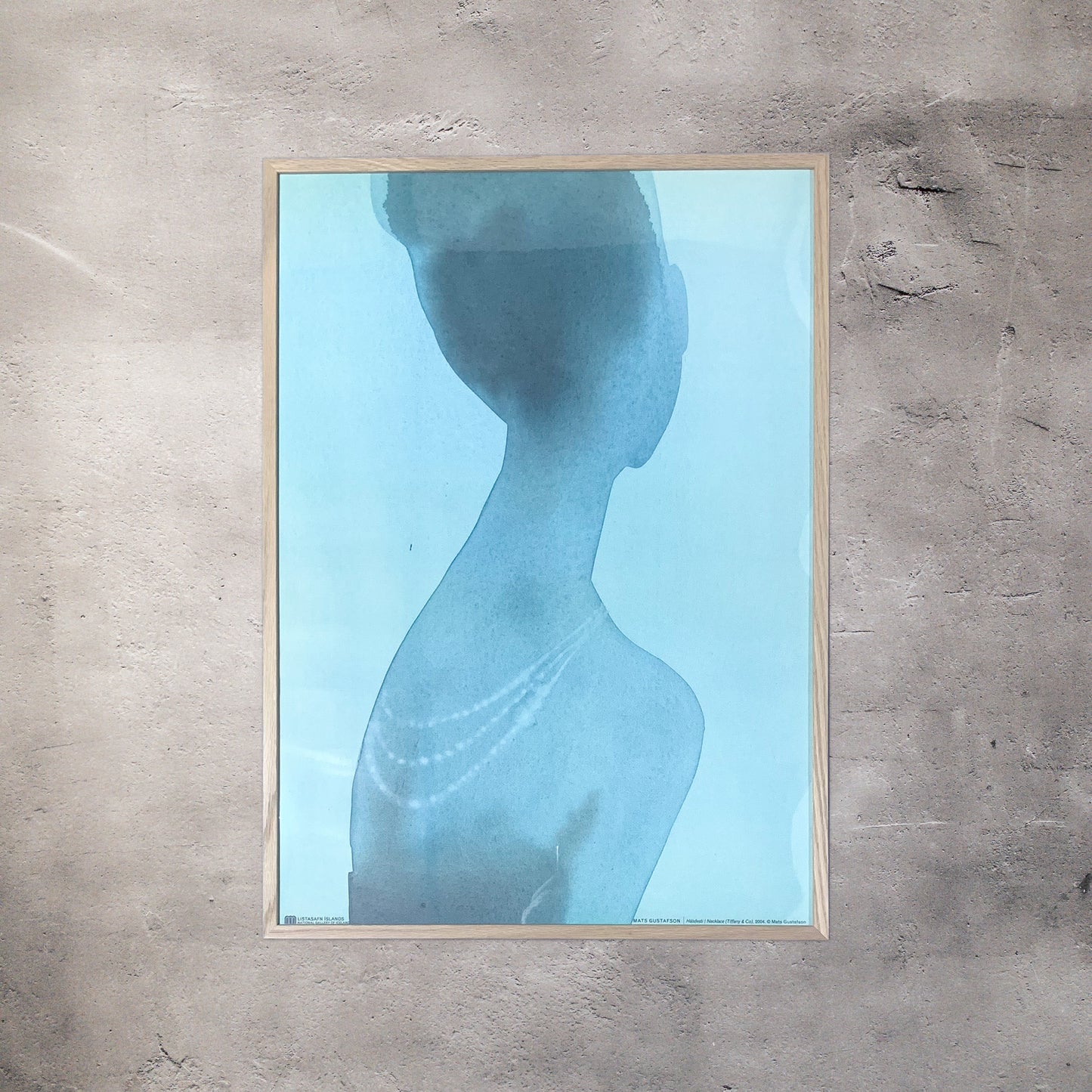 【額装】マッツ・グスタフソン エキシビジョンポスター ティファニー