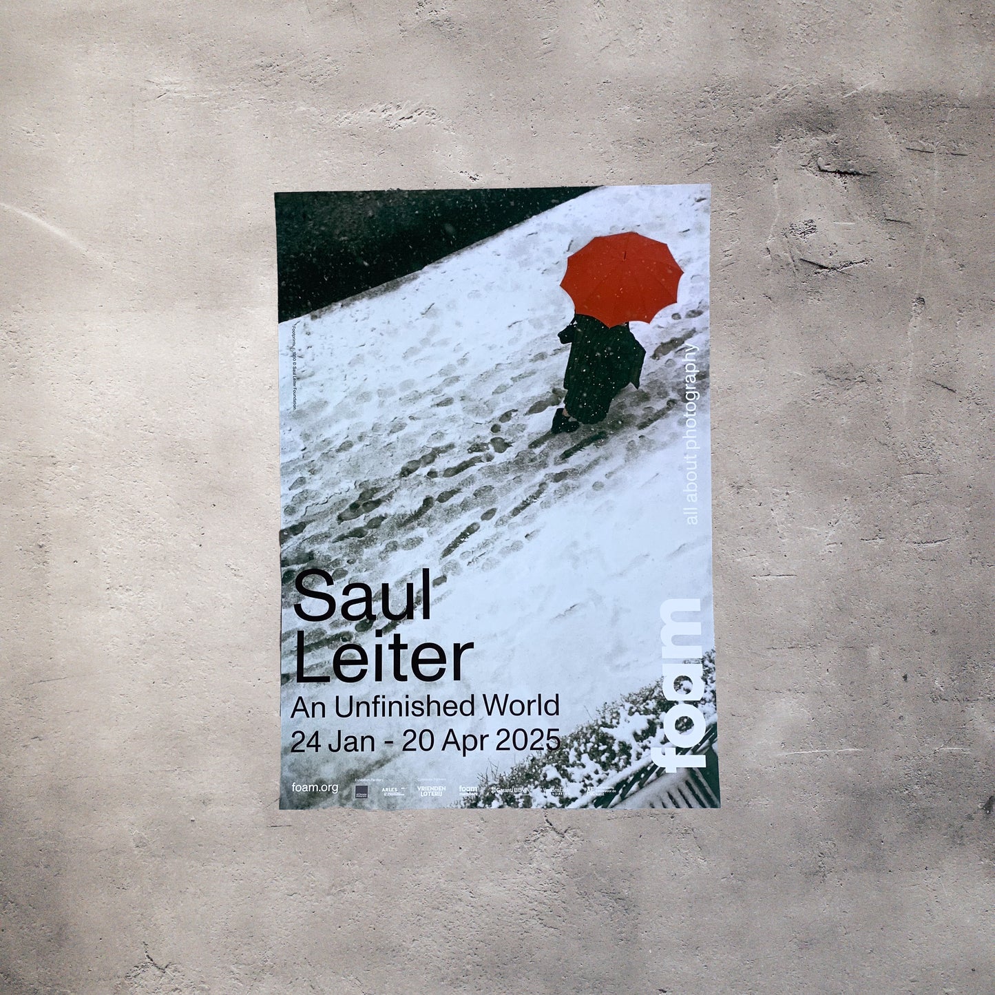 ソール・ライター エキシビジョンポスター