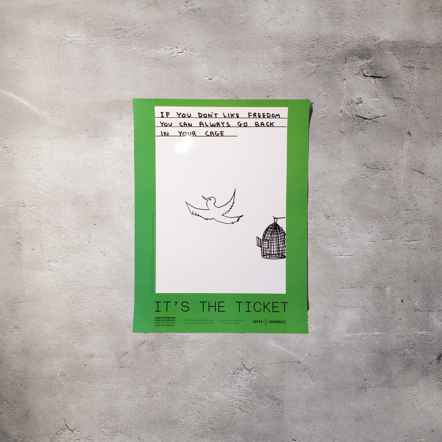 デヴィッド・シュリグリー リフト券ポスターⅡ