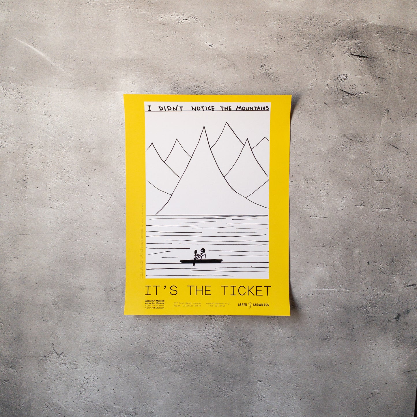 デヴィッド・シュリグリー リフト券ポスターⅢ