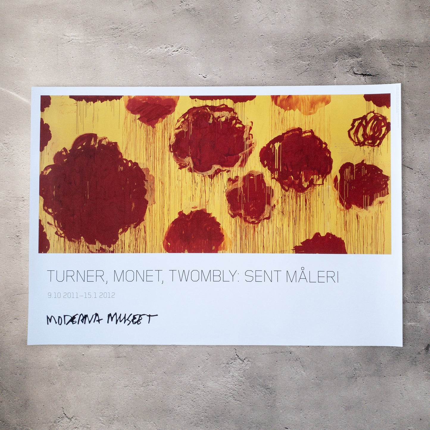 サイ・トゥオンブリ スウェーデン エキシビジョンポスター