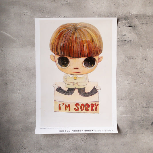奈良美智 エキシビジョンポスター I'm Sorry,2007