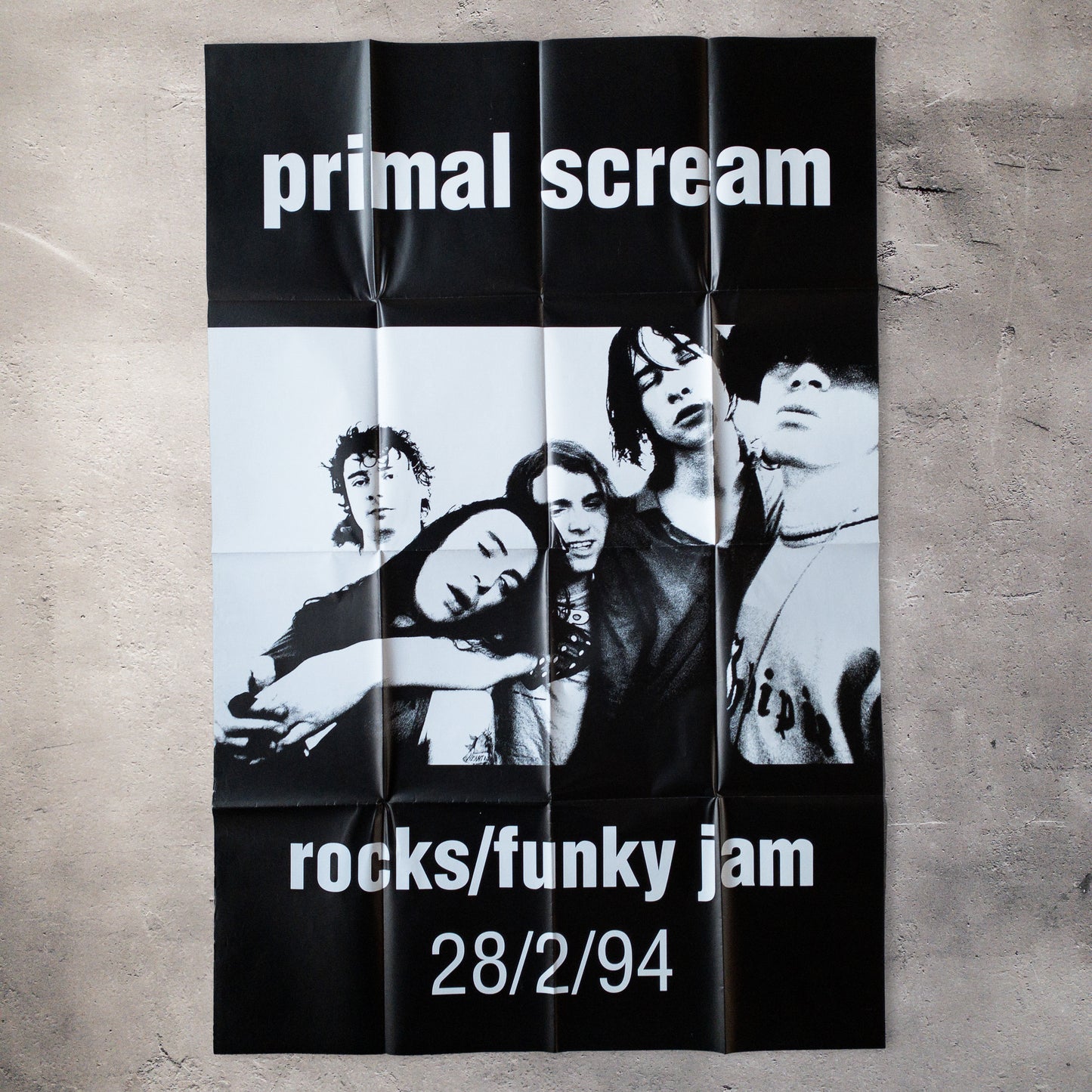 プライマル・スクリーム Rocks / Funky Jam プロモーションポスター